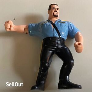 Rare WWF The Big Boss Man Hasbro Action Figure 1991 Series 3 Vintage
